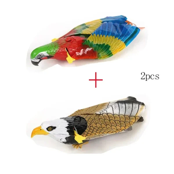 Simulation Bird Interactive Cat Toys Electric Hanging Eagle Flying Bird Cat Teasering Play Cat Stick Scratch Rope Pet Toys - Image 3