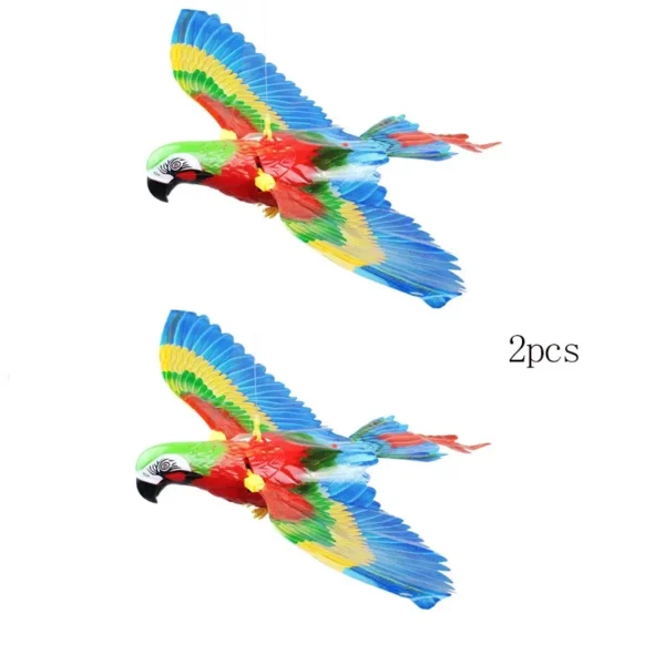 Simulation Bird Interactive Cat Toys Electric Hanging Eagle Flying Bird Cat Teasering Play Cat Stick Scratch Rope Pet Toys - Image 8