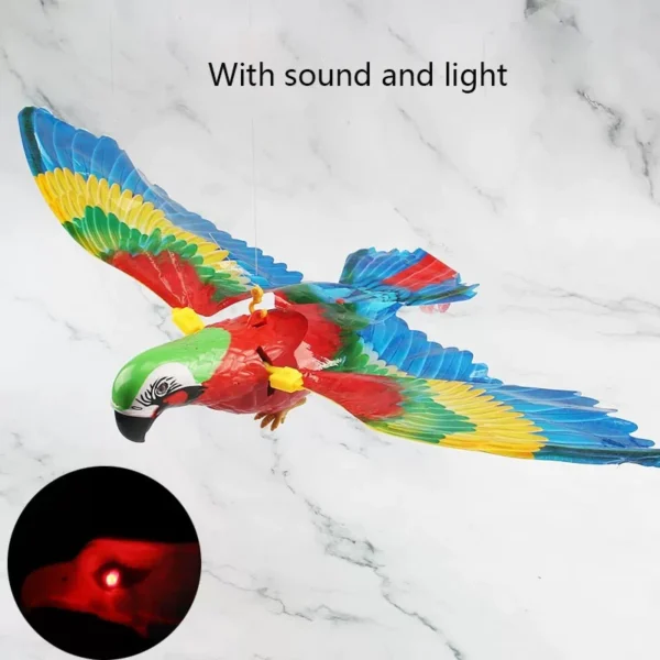 Simulation Bird Interactive Cat Toys Electric Hanging Eagle Flying Bird Cat Teasering Play Cat Stick Scratch Rope Pet Toys - Image 4